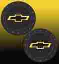 0648r01 Plasticolor 2 Pc Chevy Cup Holder Coasters 081134106486