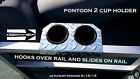 0694263959887 Pontoon Boat Cup Drink Holder Aluminum Diamond Plate