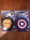081134106561 Marvel Avengers Auto Cup Holder Coasters Iron Man Captain America