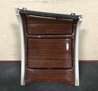 15079959 Cadillac Gm Escalade Lower Bezel Center Console Cup Holder Wood