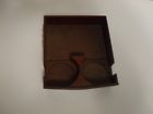 15583097 Gm Chevrolet Suburban Rear Console Cup Holder Maroon Oem