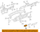 15753268 Gm Oem Instrument Panel Holder
