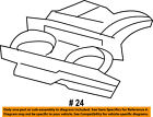 1bg491j8aa Mopar Jeep Chrysler Oem Grand Cherokee Rear Holder