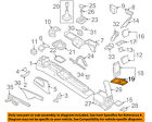 1c0862531l08h Volkswagen Vw Oem Beetle Center Cupholder