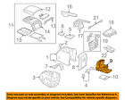 1k0862532g9b9 Volkswagen Vw Oem Eos Rear Holder