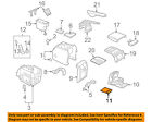 1k0862543e7g8 Volkswagen Vw Oem Rabbit Rear Holder Cover