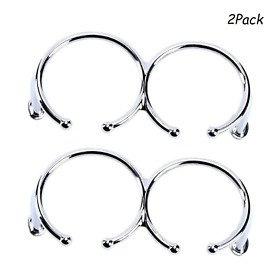 Yi-0171-02 2 Pack Double Ring Cup Drink Holder 316 Stainless Open-ring For Boat Yacht Rv