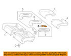 20598701149051 Mercedes Oem Rear Holder Insert