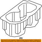 2226830075 Mercedes Oem Front Center Holder