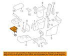 2516803114 Mercedes Oem Rear Holder