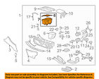 26678545 Gm Buick Oem Lacrosse Center Holder