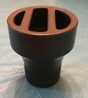 3842 Giftware Black Foam Cupholder Insert Single Round Divided For Cell