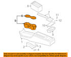 3b086253175r Volkswagen Vw Oem Passat Center Holder