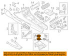 3c0863330b3g4 Volkswagen Vw Oem Cc Front Center Holder Insert