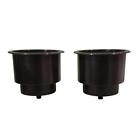 3ddblk Jsmarine Black Recessed Drop In Plastic Cup Drink 755563100215
