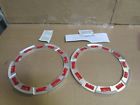 41108 Modern Billet Satin Speaker Trim Rings All