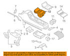 4e4858601a4pk Audi Oem Quattro Rear Holder