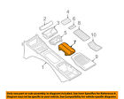 51166963909 Bmw Oem Rear Holder