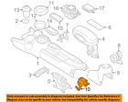 51169262852 Mini Oem Cooper Center Cupholder Bracket