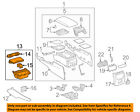 5562030330f0 Toyota Lexus Oem Center Holder