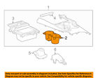 5562033390 Toyota Oem Camry Center Holder