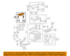 5880308040e0 Toyota Oem Sienna Center Cupholder