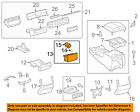 5880360150 Toyota Lexus Oem Holder