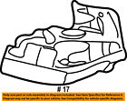 5gt151qlae Mopar Dodge Chrysler Oem Ram Instrument Panel Holder