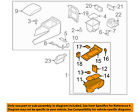 66150ag02awa Subaru Oem Outback Center Cupholder
