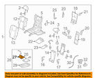 6699048150a8 Toyota Lexus Oem Rear Holder