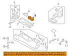 6e5z5413562aa Ford Oem-cup Holder