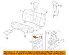 6w1z5413562cb Ford Oem Rear Holder