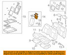 7280630110a2 Toyota Lexus Oem Rear Holder