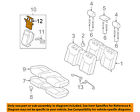 7280630110a4 Toyota Lexus Oem Rear Holder