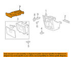 77230s9aa01za Honda Oem Front Center Holder