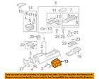 77230seca11za Honda Acura Oem Tsx Center Holder
