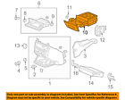 77230shja03zc Honda Oem Odyssey Front Center Holder