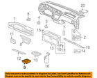 77232s0xa01zc Honda Oem Odyssey Instrument Panel Holder
