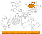 77295tg7a24za Honda Oem Pilot Center Holder