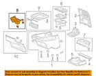 83402tk8a01zc Honda Oem 11-16 Odyssey