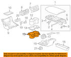 84020219 Gm Oem Terrain Center Holder