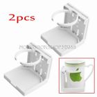 840637108355 Unbranded White Folding Adjustable Cup Holders For Boat