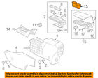 84238053 Gm Chevrolet Oem Equinox Center Holder