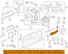 84611tk8a01za Honda Oem Odyssey Side Holder Right