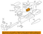 84670f6100fhv Kia Oem Cadenza Floor Holder