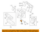 88741ja00b Nissan Oem Altima Rear Holder