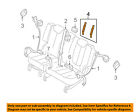 898521d010 Kia Oem Rondo Second Row Back Rear Seat Bracket Right 898521d010 Kia Oem Rondo Second Row Back Rear Seat Bracket Right