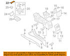 8a5z54045a76ab Ford Lincoln Oem Mks Center Holder Cover