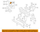 8a5z54047a74ba Ford Lincoln Oem Mks Center Holder Insert