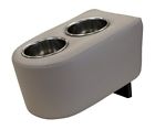 8wd995ss-1725 Wise Stainless Steel Dual Pontoon Cup Holder Mocha 085211787841
